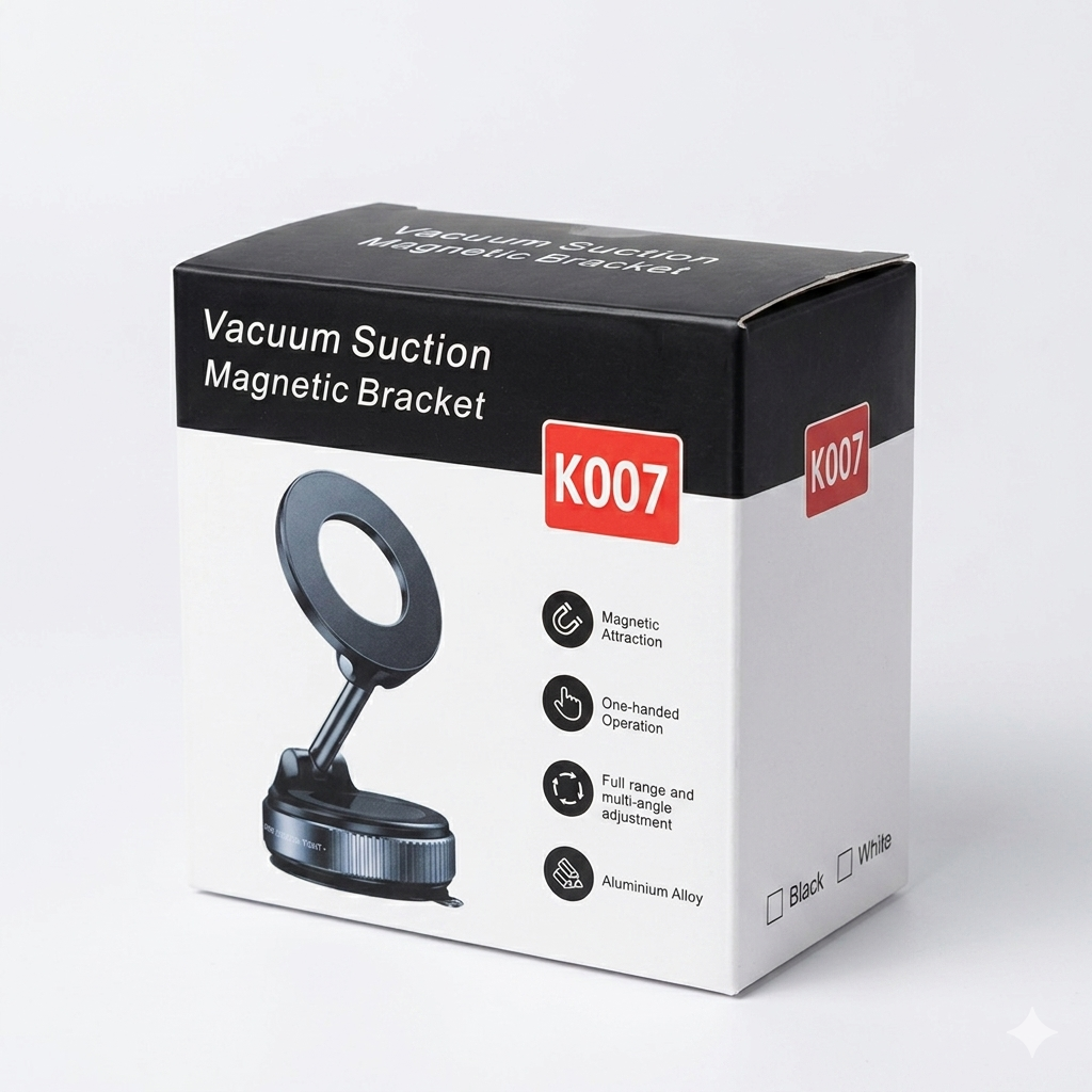 Support smartphone a ventouse magnétique robuste et fiable