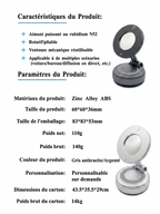 Support smartphone a ventouse magnétique robuste et fiable